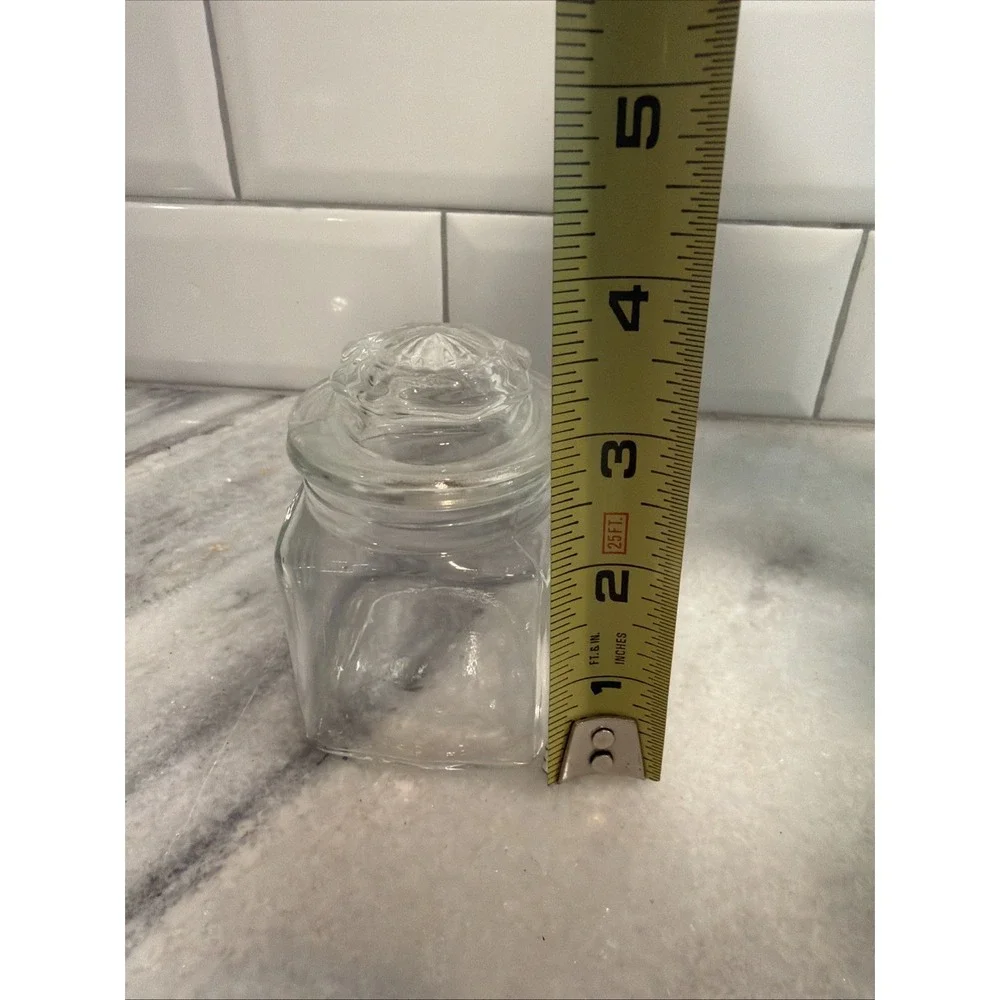 Vintage Clear Glass 4